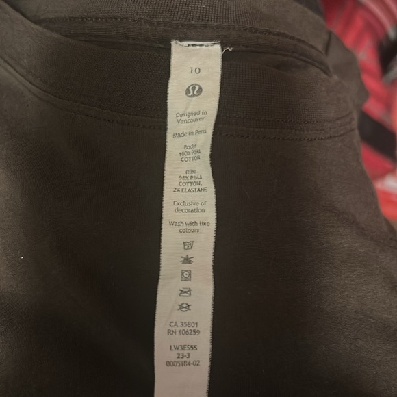 Lululemon All Yours Tee Espresso - Picture 2 of 3